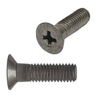 #10-32 x 11/16" Flat Head, Phillips. (PT), Machine Screw, Fine, Plain